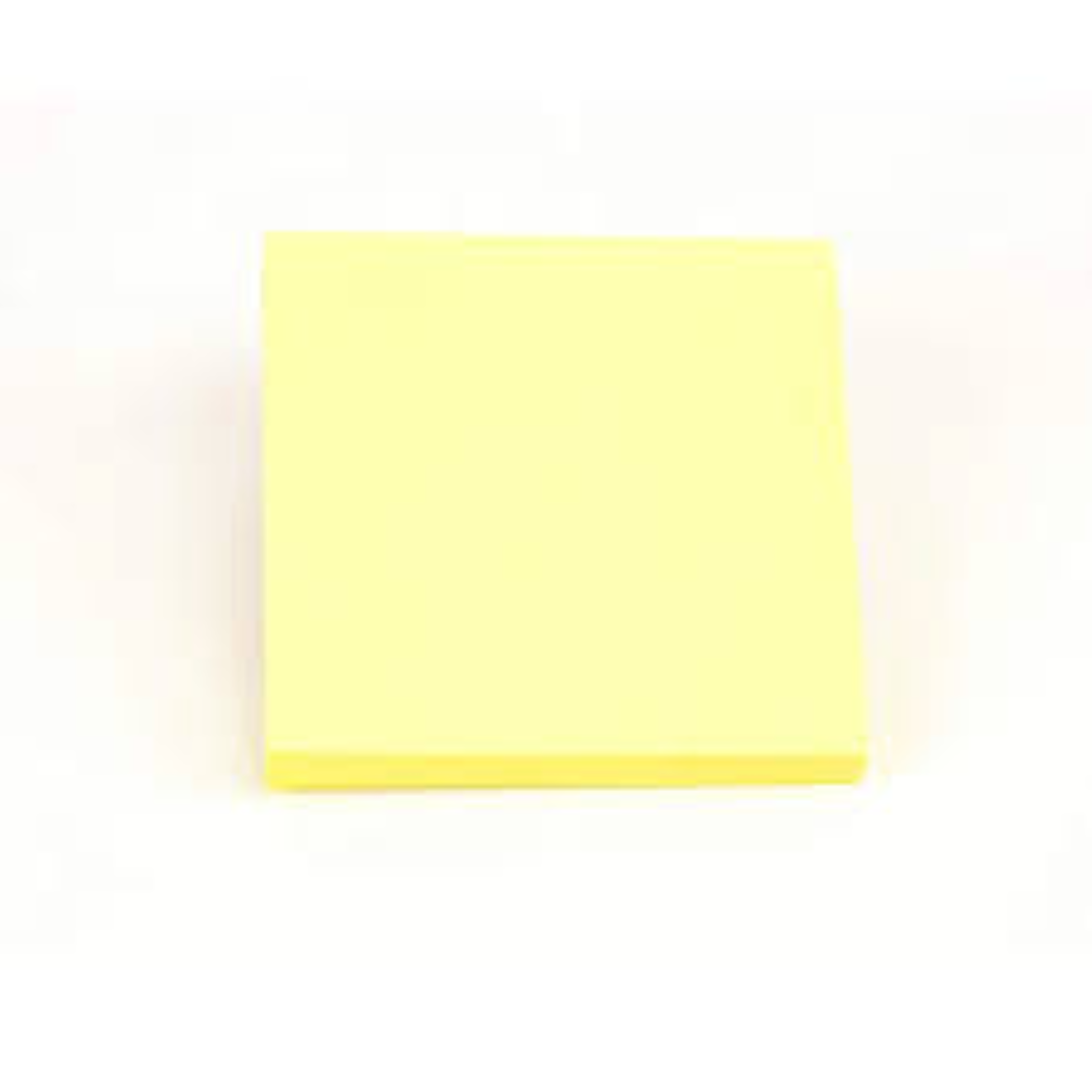 PASTEL YELLOW STICKY NOTE 3X3